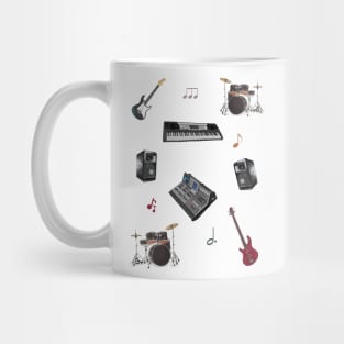 Musical Instrument Symphony Mug